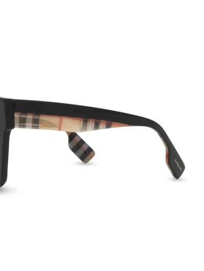 Shop Burberry Eyewear Kitty Square-frame Sunglasses In Schwarz