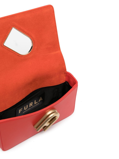 Shop Furla Mini Ciliegia Crossbody Bag In Orange