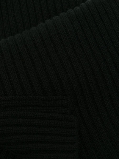 N•peal Ribbed-knit Cashmere Scarf In Blue