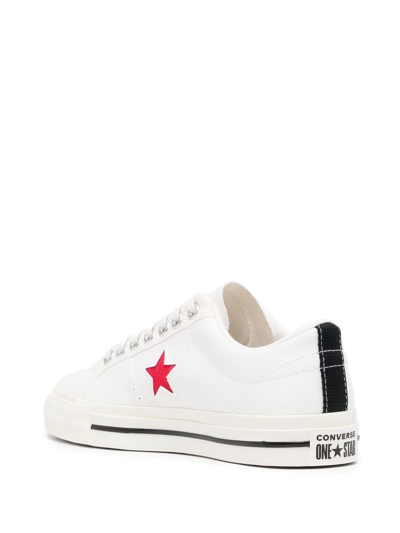Comme Des Garçons Play X Converse X Converse One Star Sneakers In Weiss
