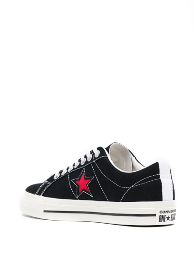 Comme Des Garçons Play X Converse X Converse One Star Sneakers In Schwarz