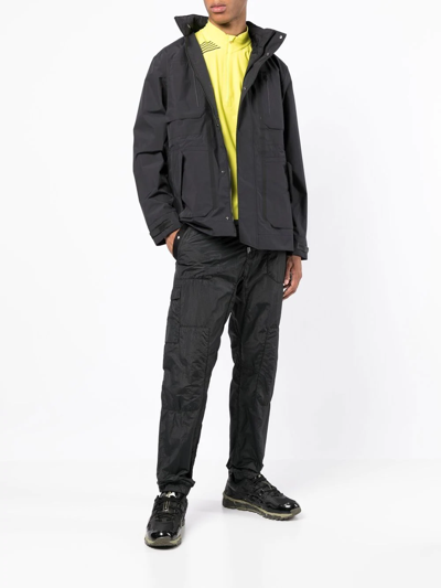 A-cold-wall* Technical M65 Logo-patch Windbreaker In Black