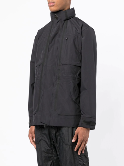 Shop A-cold-wall* Technical M65 Logo-patch Windbreaker In Black