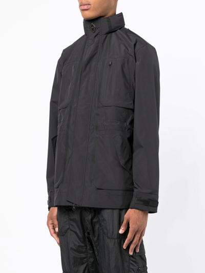 A-cold-wall* Technical M65 Logo-patch Windbreaker In Black