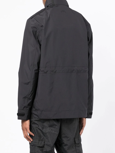 Shop A-cold-wall* Technical M65 Logo-patch Windbreaker In Black