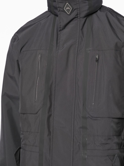 A-cold-wall* Technical M65 Logo-patch Windbreaker In Black