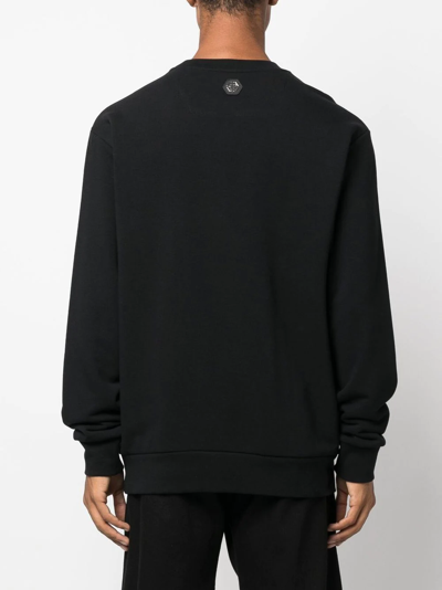 Philipp Plein Skull-print Sweatshirt In Black