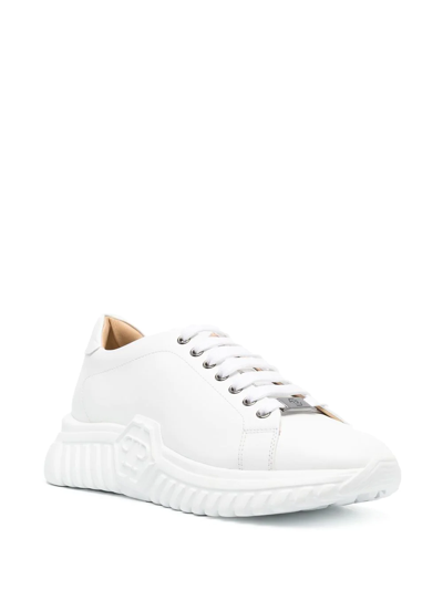 Philipp Plein Runner Basic Low-top Sneakers In White
