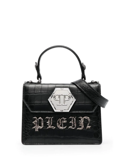Shop Philipp Plein Gothic Plein Tote Bag In Black