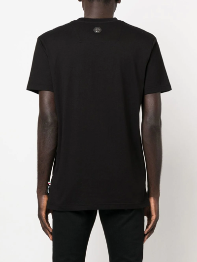 Philipp Plein Skull-print Short-sleeve T-shirt In Black