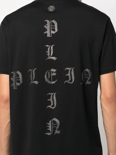 Shop Philipp Plein Gothic Plein Short-sleeve T-shirtrr In Black