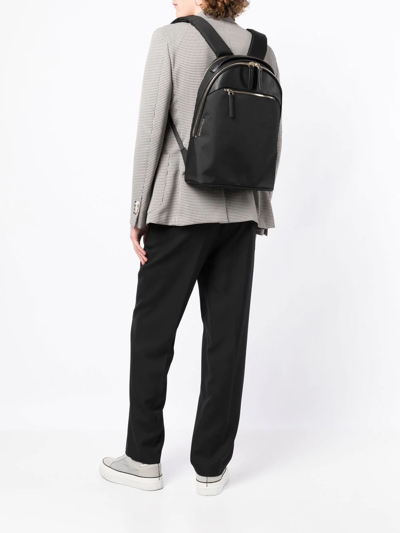 Troubadour Ember Zip-pocket Backpack In Black