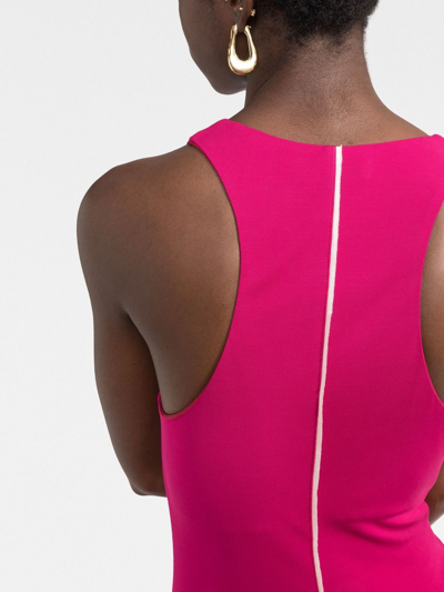 Shop There Was One Sleeveless Racerback Maxi Dress In Pink