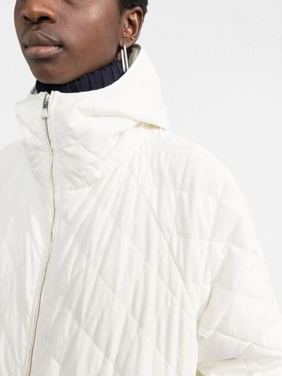 Shop There Was One Lightweight Padded Hooded Coat In White