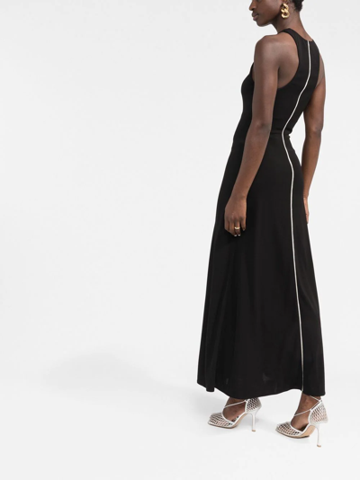 Shop There Was One Sleeveless Racerback Maxi Dress In Black