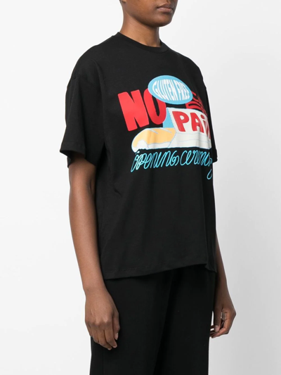 Opening Ceremony Graphic-print Cotton T-shirt In Schwarz