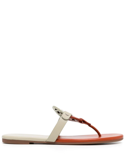 Shop Tory Burch Miller Open-toe Sandals In Orange