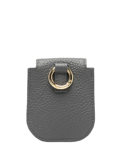 Eleventy Debossed-logo Pouch In Grau