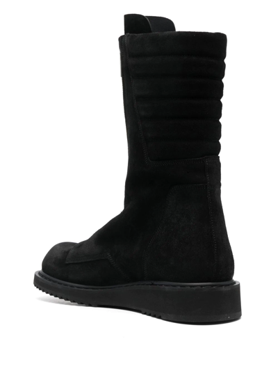 Shop Rick Owens Zipped Ankle Boots In Schwarz