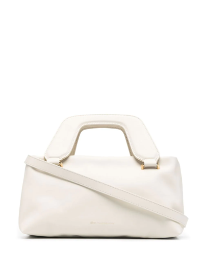 Shop Aim Alice Leather Bag In Nude