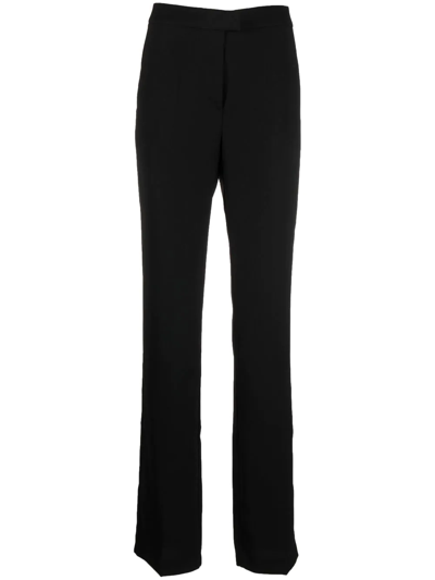 Shop The Andamane Gladys Straight-leg Trousers In Black