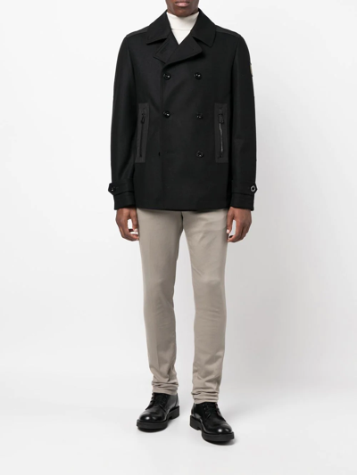 Dondup Slim-cut Chino Trousers In Grau