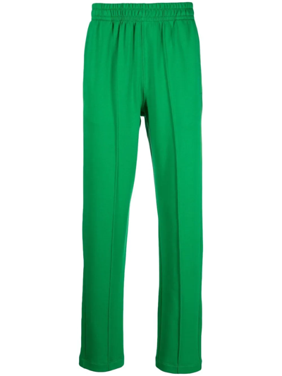 Shop Styland X Notrainproof Elasticated-waistband Cotton Trousers In Green