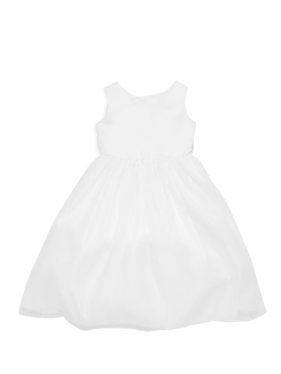 Shop Us Angels Little Girl's & Girl's The Organza Sleeveless Dress In White