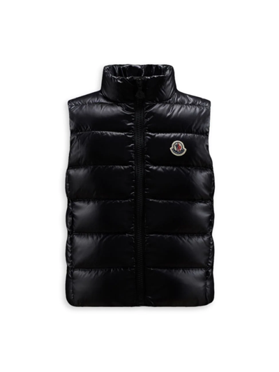 Shop Moncler Little Girl's & Girl's Ghany Zip-up Vest In Black