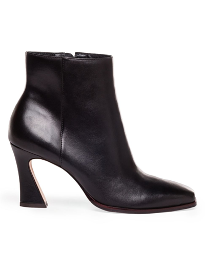 Shop Bernardo Women's Bowery Leather Heeled Bootie In Black