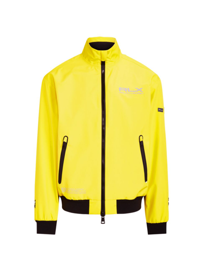Shop Ralph Lauren Men's Water-repellent Bomber Jacket In Yellow