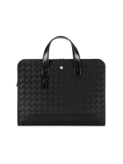 Shop Montblanc Men's Extreme 3.0 Leather Document Case In Black