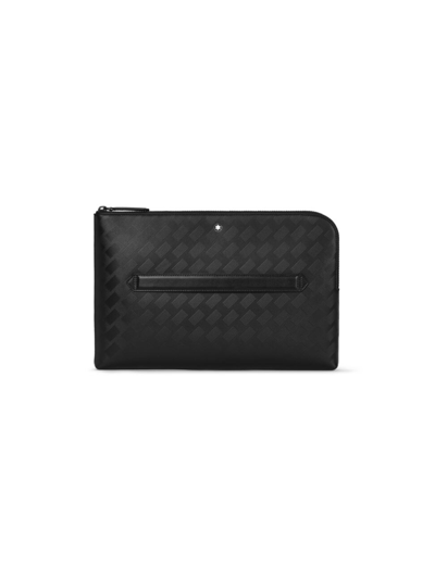 Shop Montblanc Men's Extreme 3.0 Leather Laptop Case In Black