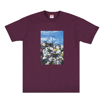 Pre-owned Supreme Kids'  Trash Tee 'eggplant' In Purple