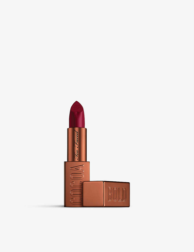 Shop Too Faced Cocoa Bold Em-power Pigment Cream Lipstick 3.3g In Triple Fudge