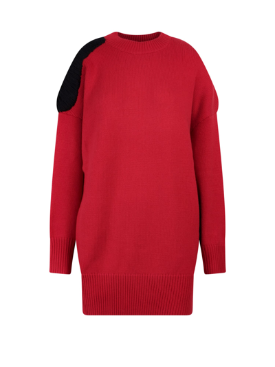 Shop Krizia Sweater In Red