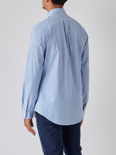 Shop Polo Ralph Lauren Long Sleeve Sport Shirt Shirt In Blu-b.co