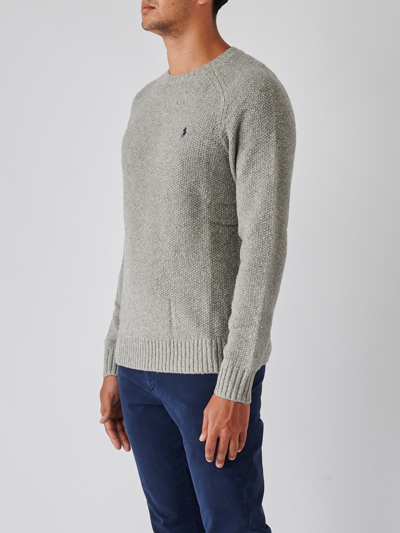 Shop Polo Ralph Lauren Long Sleeve Pullover Sweater In Grigio