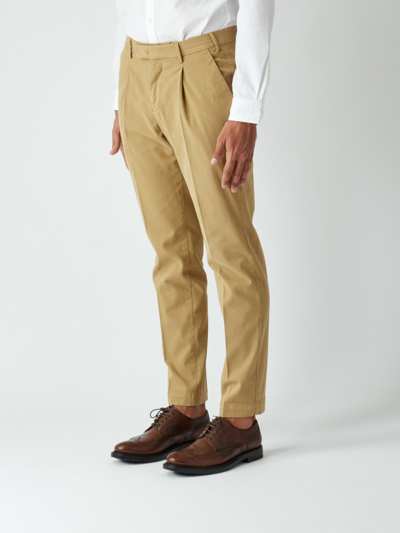 Shop Pt01 Pantalone Master Trousers In Cammello