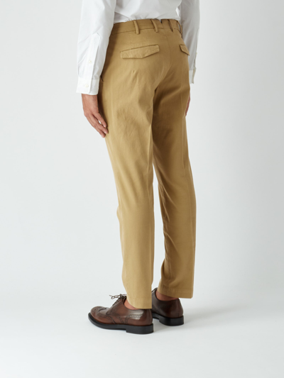 Shop Pt01 Pantalone Master Trousers In Cammello
