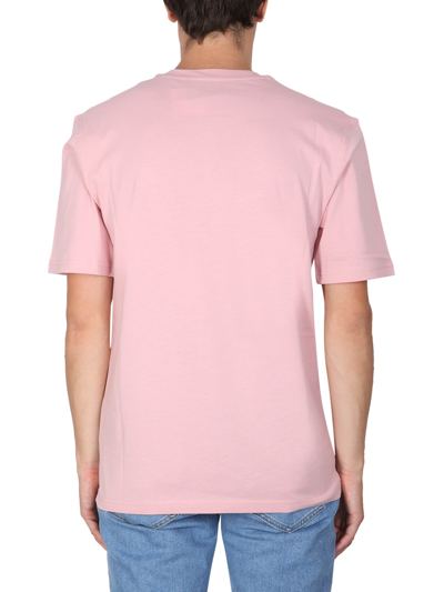 Shop Moschino Teddy Print T-shirt In Rosa