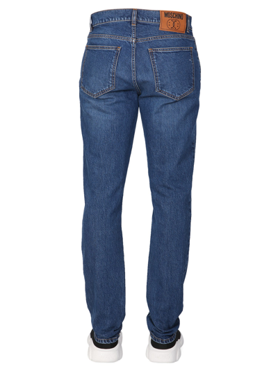 Shop Moschino Jeans In Denim In Blu