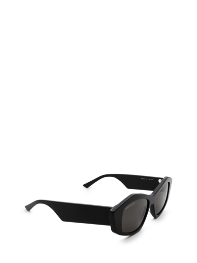 Shop Balenciaga Bb0106s Black Sunglasses