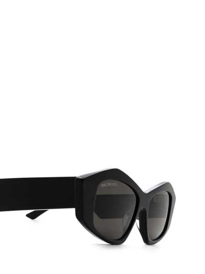 Shop Balenciaga Bb0106s Black Sunglasses