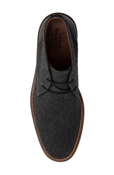 Shop Vintage Foundry Kenneth Brushed Chukka Boot In Charcoal