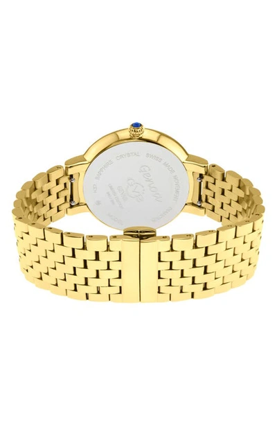 Gv2 Genoa Diamond Dial Bracelet Watch, 37mm In Gold