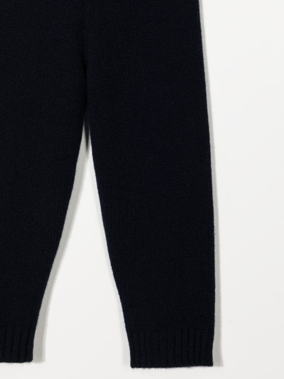 Shop Cashmere In Love Dixie Cashmere Knit Trousers In Blue