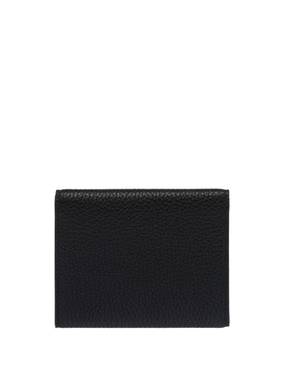 MIU MIU LOGO-LETTERING COMPACT WALLET 