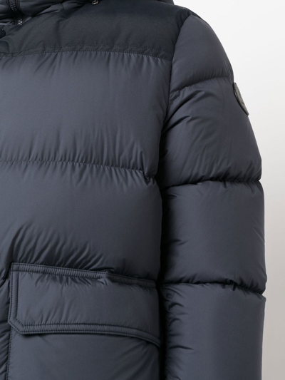Shop Woolrich Sierra Padded-design Jacket In Blue