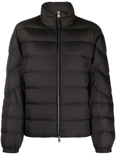 Shop Woolrich Ellis Feather-down Puffer Jacket In Black